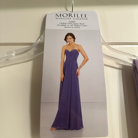 Violet Chiffon Dress - Picture 5 of 7